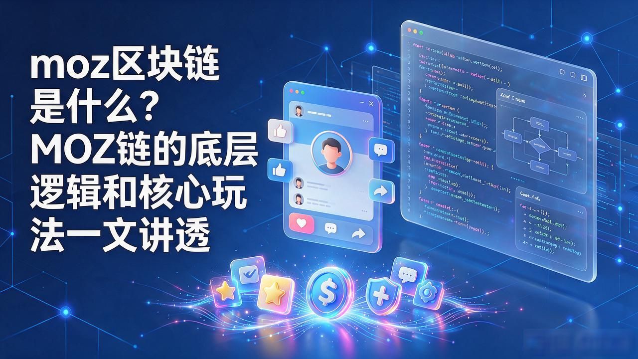 moz区块链_MOZ链链上经济模型_MOZ链去中心化社交